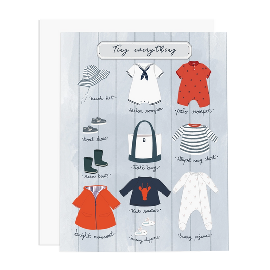 Tiny Everything Boy Greeting Card