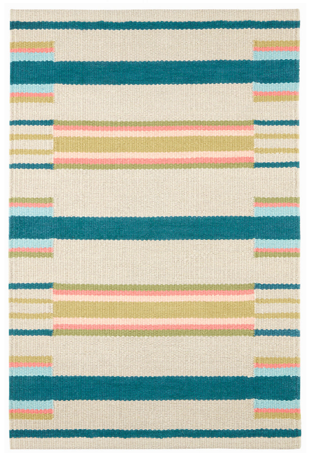 Everly Multi Handwoven Cotton Rug 2x3 ***