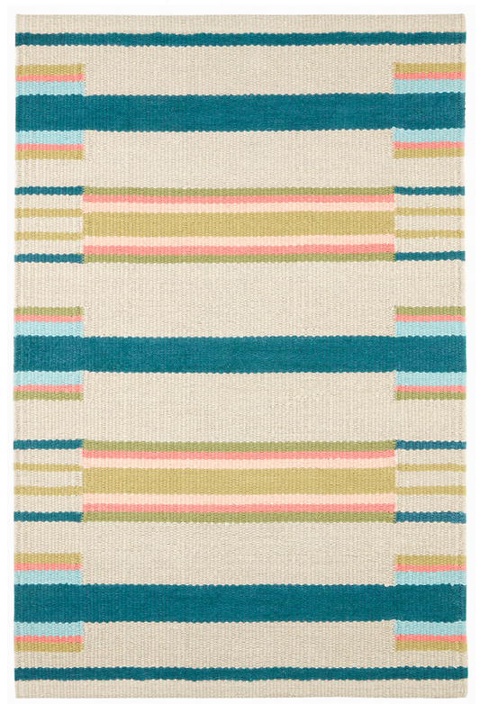 Everly Multi Handwoven Cotton Rug 2x3 ***