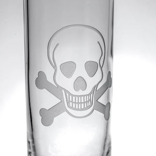 Skull and Crossbones 2.5oz Cordial Shot Glass | Set of 4   Online Only
