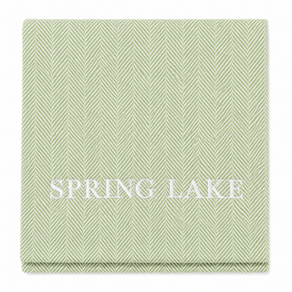 *CUSTOM* Edgartown Throw   Ivy   White Thread
