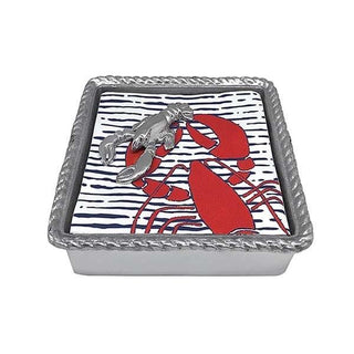 Lobster Rope Napkin Box
