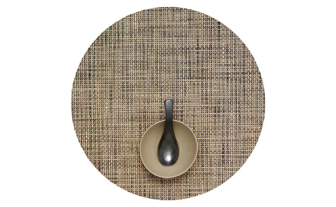 Basketweave Tablemat - Round 15" - Online Only