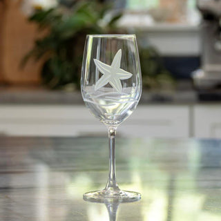 Starfish 12oz White Wine Glass | Set of 4   Online Only
