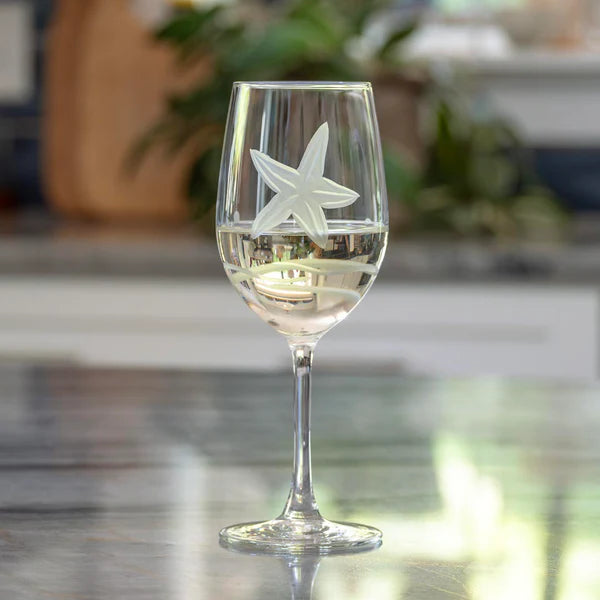 The Spotted Whale Starfish Wine Glass - Thumbnail 4