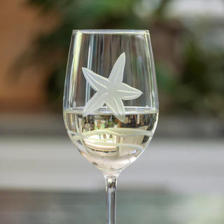 Starfish 12oz White Wine Glass | Set of 4   Online Only
