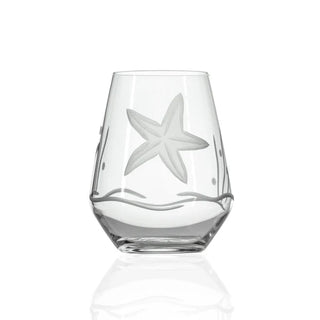 Starfish 18oz Stemless Wine Tumbler Glass | Set of 4   Online Only
