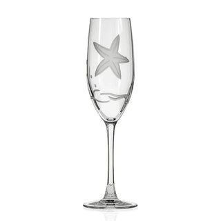 Starfish 8oz Champagne Flute | Set of 4   Online Only
