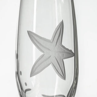 Starfish 8oz Champagne Flute | Set of 4   Online Only
