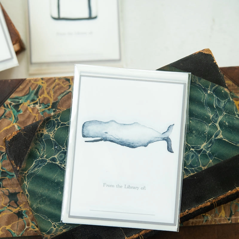 Whale Bookplates