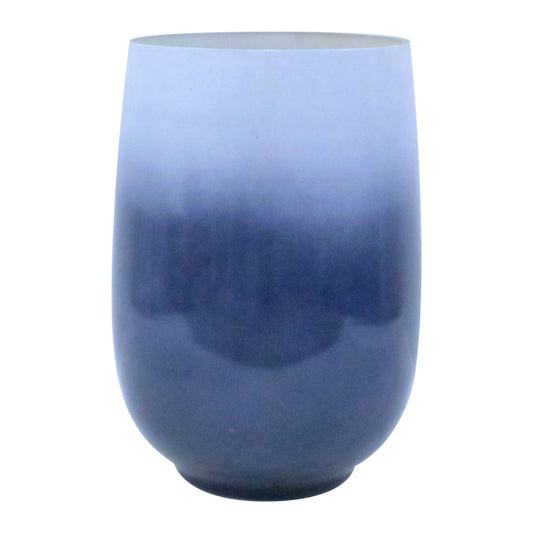 10" Ombre Vase Glass