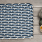 Pearl/Glacier Bay/Navy Doormat - Triple Weave