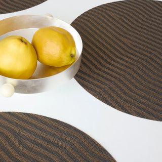 Set of 4   Dune Tablemats   Round 15"
