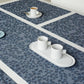 Set of 4 Flora Placemats - Indigo 14" x 19" Rectangle