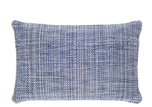 Fusion Blue Decorative 15" Lumbar Pillow