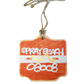 Beach Badge Ornament With Zip