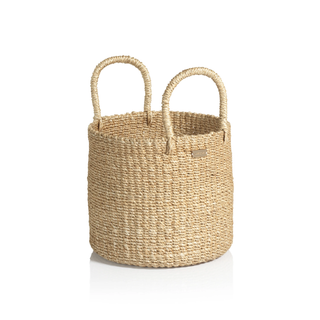 Camille Round Abaca Basket
