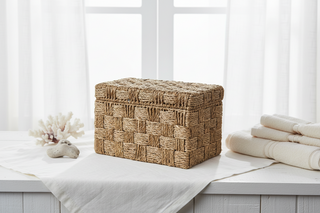 Hanalei Seagrass Boxes with Lids   Large

