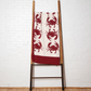 Coastal Crab Throw Blanket - Pom/Milk