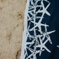 Reversible Tumbling Starfish Throw Marine/Milk