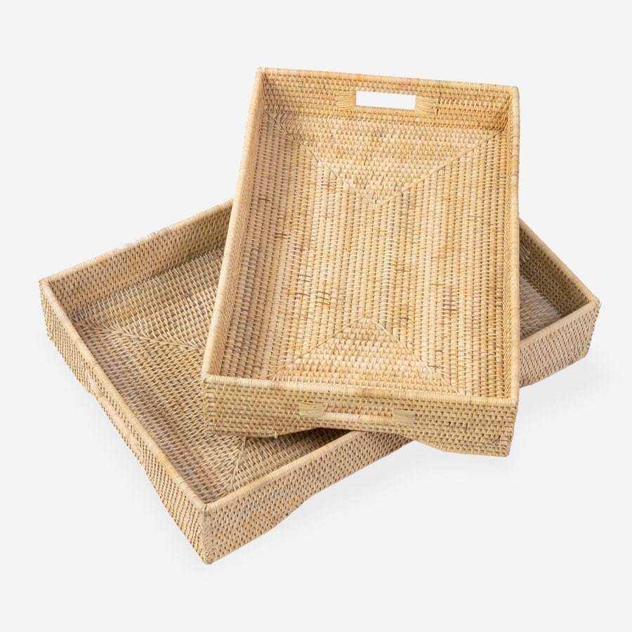 Caspar Rectangle Woven Tray Small