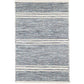 Malta Blue Woven Wool Rug 2.5x8 Runner