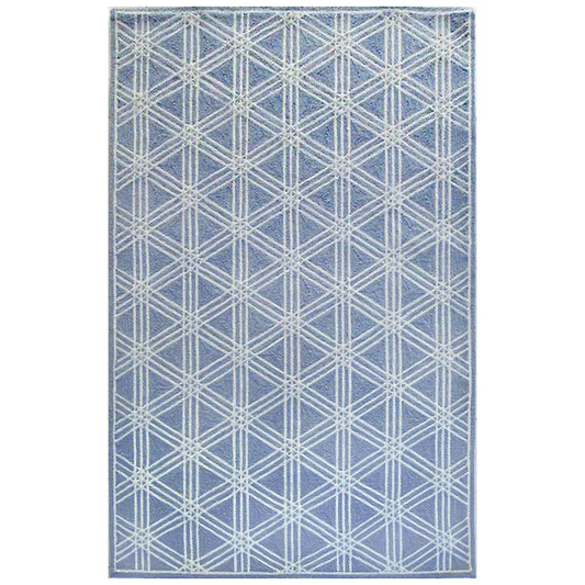 Hex Indoor/Outdoor Area Rug Lt. Blue 24" x 36"