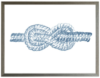 Navy Blue Sketched Knot D

