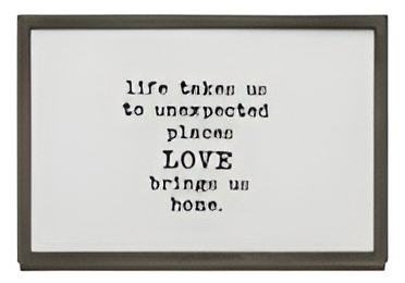 Frame with Easel and Saying III