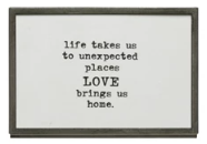 Frame with Easel and Saying III
