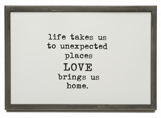 Frame with Easel and Saying III
