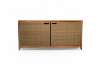 Chesapeake Console Cabinet   Natural TeakRaffia
