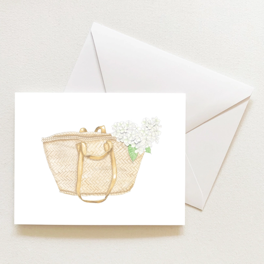 Market Basket Sleeved Note Card