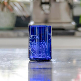 Upcycled Cooper Crab 12oz Repurposed Tumbler | Set of 4
