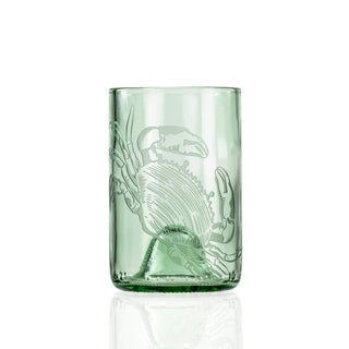 Upcycled Cooper Crab 12oz Repurposed Tumbler | Set of 4
