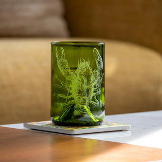 Upcycled Lola Lobster 12oz Repurposed Tumbler | Set of 4
