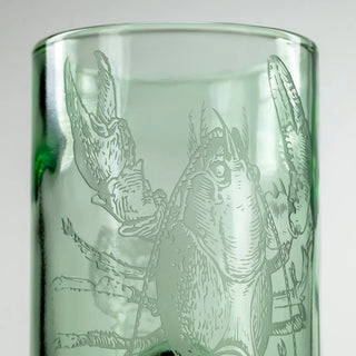 Upcycled Lola Lobster 12oz Repurposed Tumbler | Set of 4
