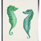 Watercolor Seahorses - Online Only