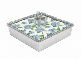 Tote Bag Beaded Napkin Box Set
