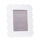 Scalloped Lacquer Photo Frame