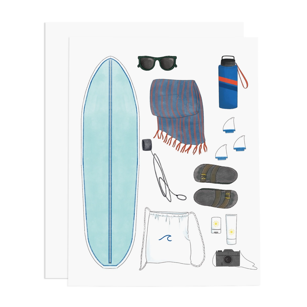 Surf Weekender Society Greeting Card