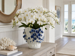 Handmade Thai Ceramic Floral Vase
