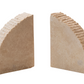 Sandstone Bookends w/ Ribbed Edge