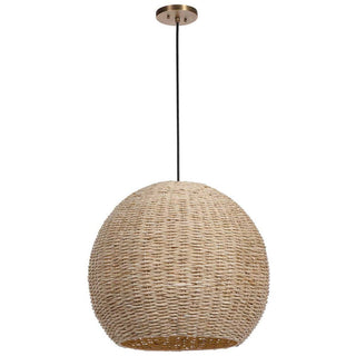 Seagrass Dome   1 Light Pendant
