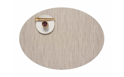 Bamboo Tablemat - Oval 14" x 19.25"  - Online Only