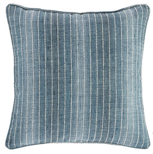 Phoenix Indigo Indoor/Outdoor Decorative 20" Square Pillow