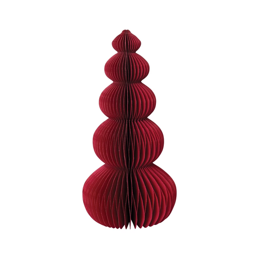 Paper Folding Honeycomb Tree, Red