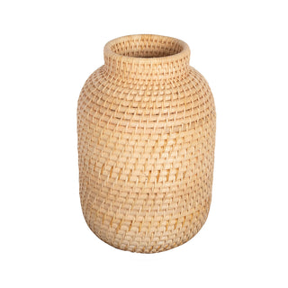 Rattan Cylindrial Vase
