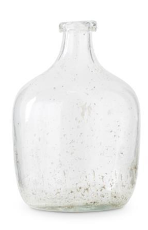 TEXTURED HANDBLOWN GLASS BOTTLE - Large