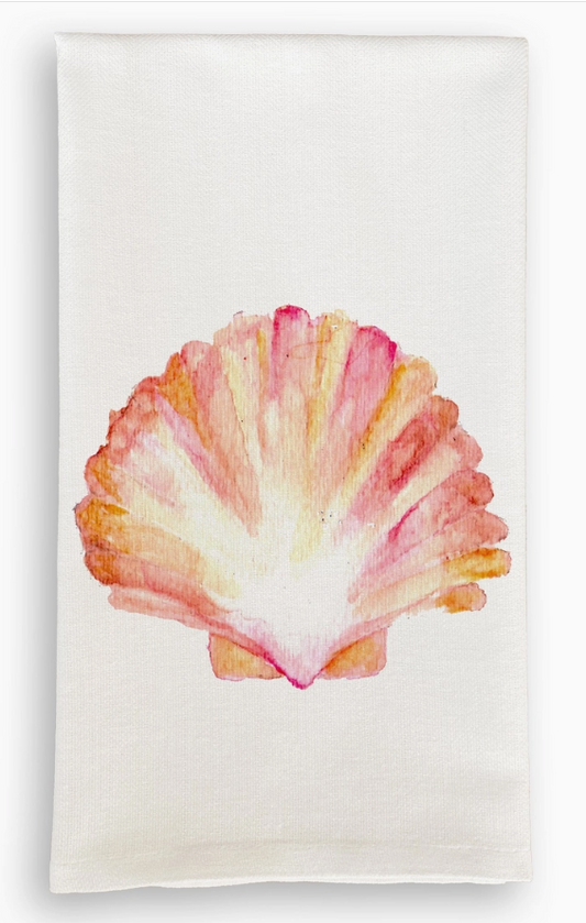 Scallop Shell Dishtowel